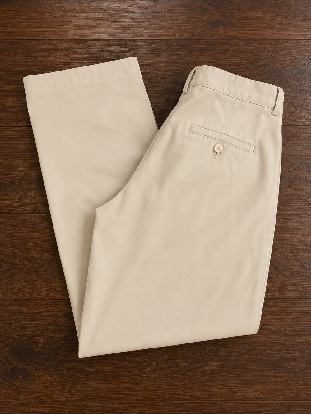 L.L.Bean Classic Fit Khaki Pants Size 8 Petite